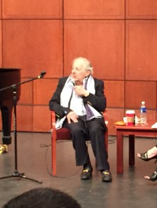 Andre Previn spoke to a CCM audience on Saturday