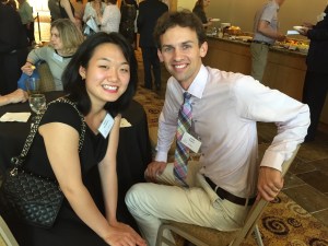 Contestants Hidemi Minagawa and Joseph Kingma, old friends, didn't know they would be competing in the same competition