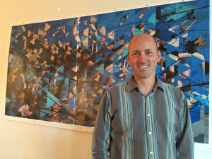 Artist Jonathan Gibson with Art of Parts at Phyllis Weston Gallery