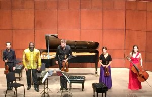 The Ariel Quartet performed this time with pianist Awadagin Pratt