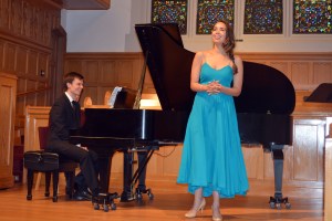 Soprano Nadine Sierra made her Cincinnati debut at Matinee Musicale. Bryan Wagorn at the piano.