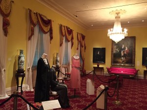 The Taft House's Music Room is a lovely place for the picnic scene from Season 3.