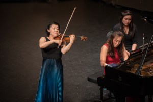 Violinist Kyoko Takezawa soared in Tchaikovsky with pianist Wu Qian/photo provided by Music@Menlo