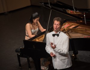 Nikolay Borchev and pianist Hyeyeon Park.